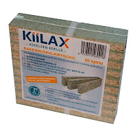 Kiilax-rakennuskiilat kätevässä kuluttajapakkauksessa.