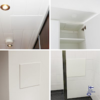 Inspection Hatch with Magnetic Fixings