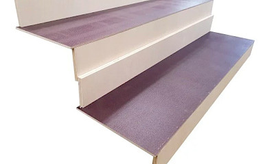 Multi stair protector for straight stairs