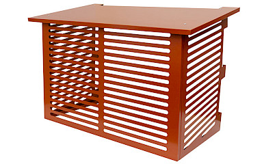 Air source heat pump enclosure, metal
