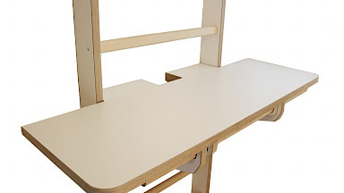 Ergonomiseen työskentelyyn kotimaiset Kiilax puolapuut työtasolla.