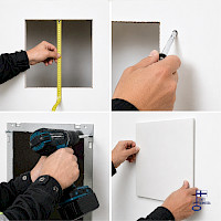Fire-Rated Inspection Hatch, Non-Hinged | EI30
